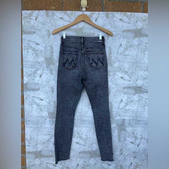 Mother - Stunner Zip Ankle Step Fray Skinny Jeans in Train Stops size 25 - Picture 12 of 16